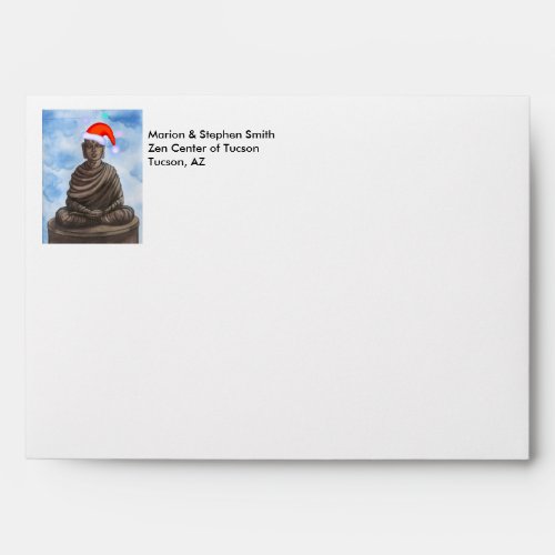 Christmas Buddha II Envelopes