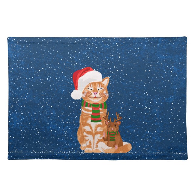 Christmas Buddies Cloth Placemat (Front)