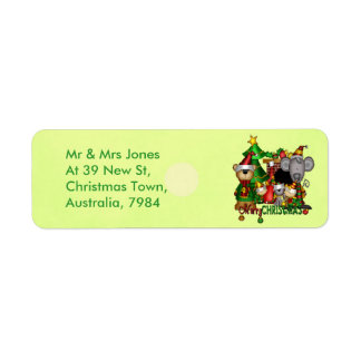 Christmas Buddies Label