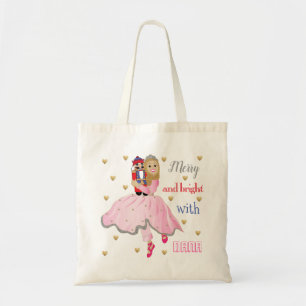 Christmas Budget Tote Bag Nutcracker Ballet