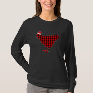Christmas Buffalo Plaid Chicken Xmas Family Matchi T-Shirt