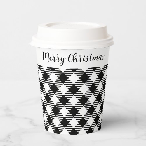 Christmas Buffalo Plaid Paper Cups