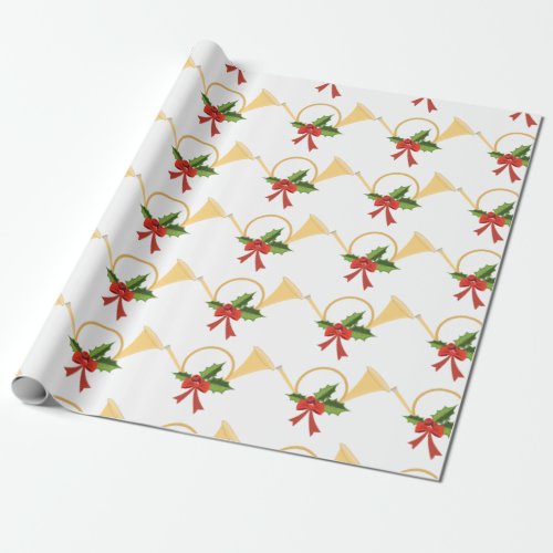 Christmas Bugle Wrapping Paper
