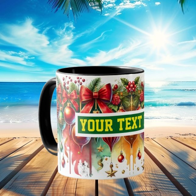 Christmas Bulbs Ornaments Coffee Mug (Creator Uploaded)