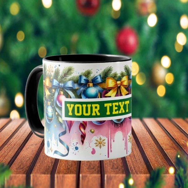 Christmas Bulbs Ornaments Coffee Mug (Creator Uploaded)