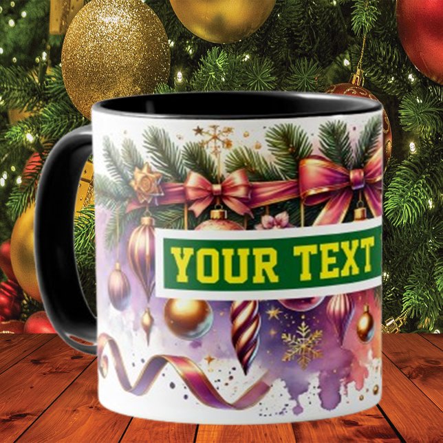 Christmas Bulbs Ornaments Coffee Mug (Creator Uploaded)