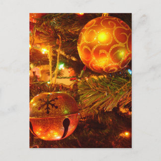 Christmas Bulbs Postcard