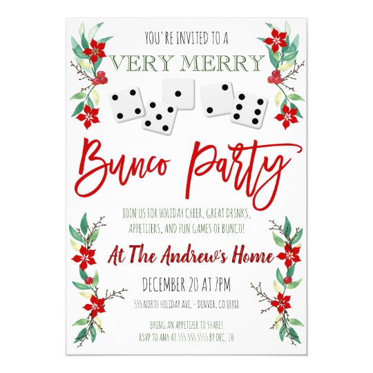 christmas-bunco-party-invitation-zazzle