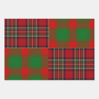 Christmas Bundle of Three Different Wrapping Paper Sheets