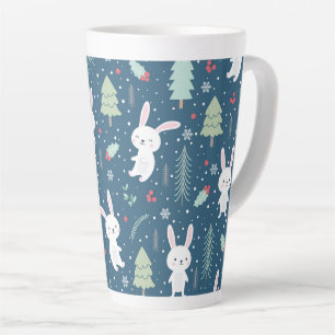 Christmas Bunny Latte Mug