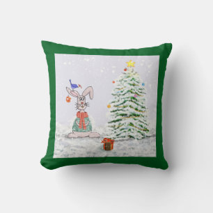 Christmas Bunny pillow