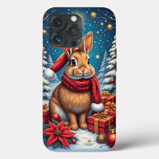 Christmas Bunny Rabbit iPhone / iPad case