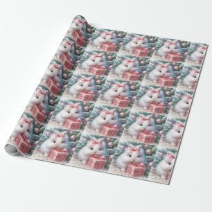 Christmas Bunny Wrapping Paper