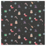 christmas buona befana fabric