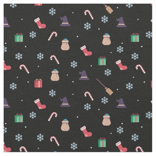 christmas buona befana fabric