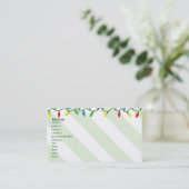 Christmas - Business Business Card (Standing Front)