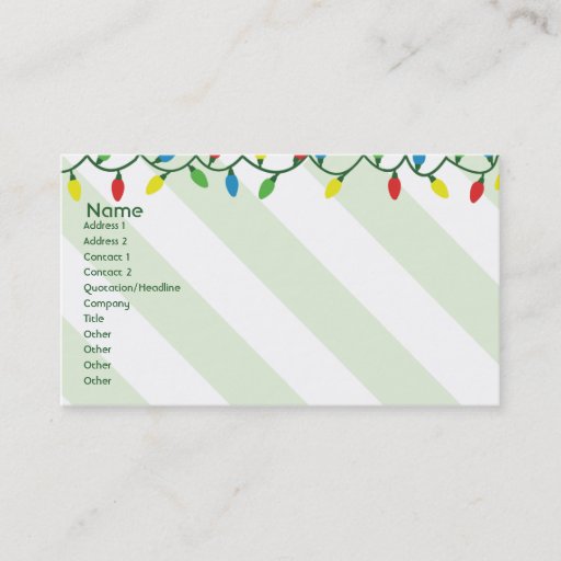 Customizable Christmas - Business Business Cards