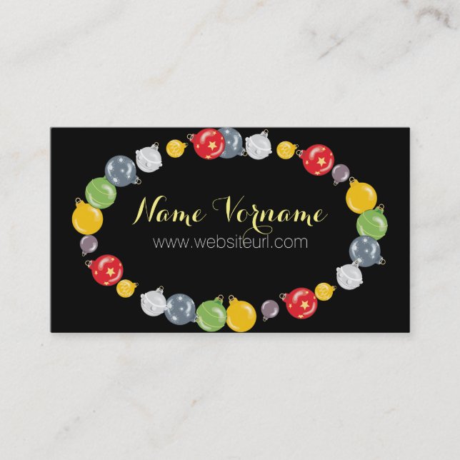 Christmas Business Card (Front)