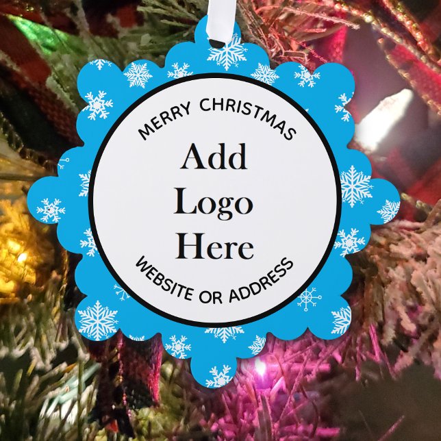 Christmas Business Customer Appreciation Gifts Ornament Card (Creator Uploaded)