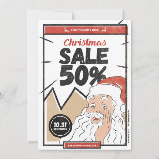 Christmas Business flyer Holiday Card