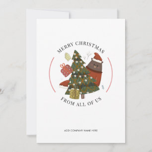 Christmas Business Logo Holiday Card