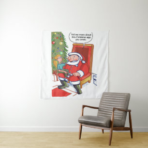 Christmas Business Partners tapestry
