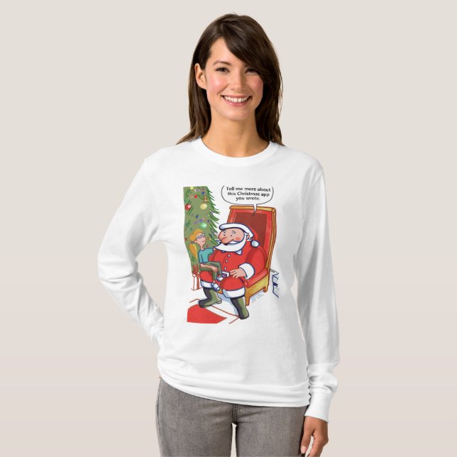 Christmas Business Partners women lng sleeve shirt (Front Full)