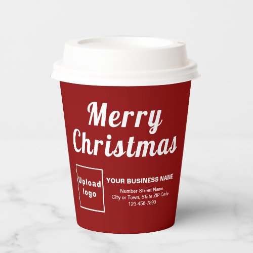 Christmas Business Red Paper Cup