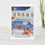 Christmas:  Busted Reindeer Card at Zazzle