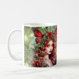 Christmas Butterfly Fairy          Coffee Mug