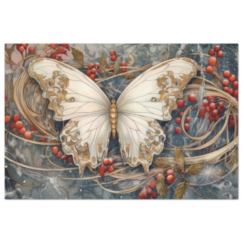 Christmas Butterfly Tissue Paper