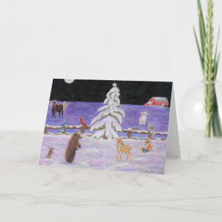 Christmas by Autistic Artist Marci Deutsch Holiday Card