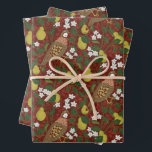 Christmas by William Morris Wrapping Paper Sheets<br><div class="desc">Christmas by William Moris gift wrap sheets.  Both beautiful and unique Christmas holiday gift wrap.</div>