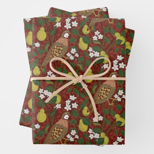  Christmas by William Morris Wrapping Paper Sheets