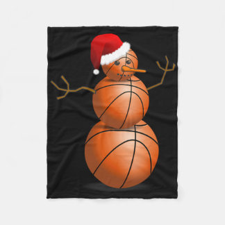 Christmas Bysketbyll - Bysketbyll Snowman Fleece Blanket