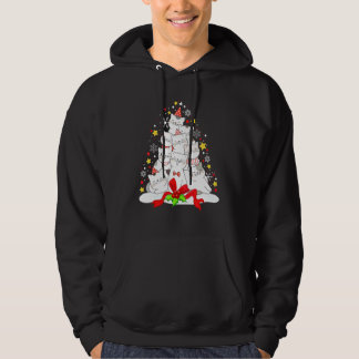Christmas Ca For Men Christmas Tree Cat Pajama Wom Hoodie