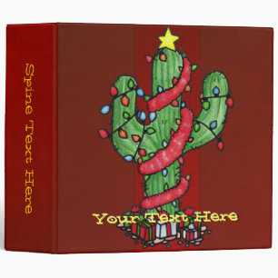 Christmas Cactus Binder