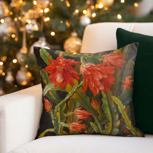 Christmas Cactus    Christian Möllback Throw Pillow