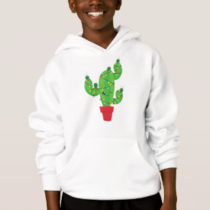 Christmas Cactus, Christmas Lights, Cute Cactus Hoodie