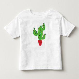 Christmas Cactus, Christmas Lights, Cute Cactus Toddler T-shirt