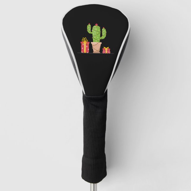 Christmas Cactus   Golf Head Cover (Front)