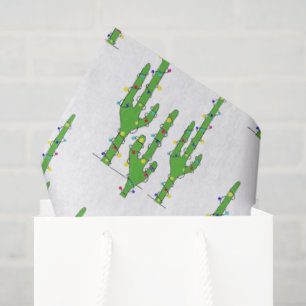 Christmas Cactus Holiday Desert Southwest   Tissue Paper