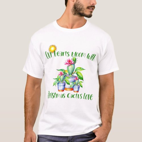 Christmas Cactus T_Shirt