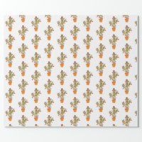 Boho Western Christmas - Beige Wrapping Paper