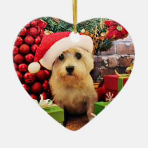 Christmas - Cairn Terrier - Roxy Ceramic Ornament