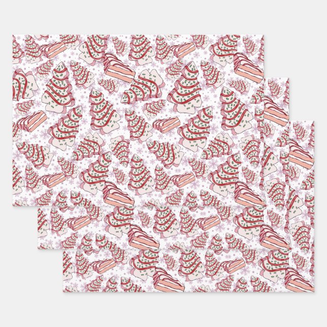 Christmas Cake paper (Set)