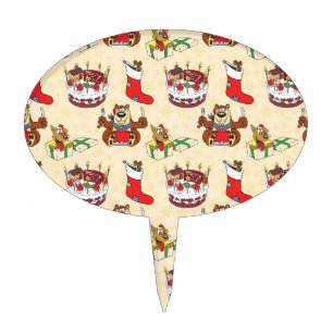 christmas cake topper