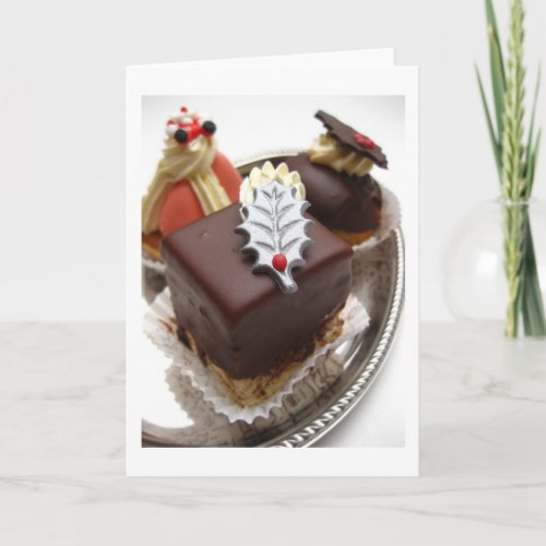 christmas cakes holiday card