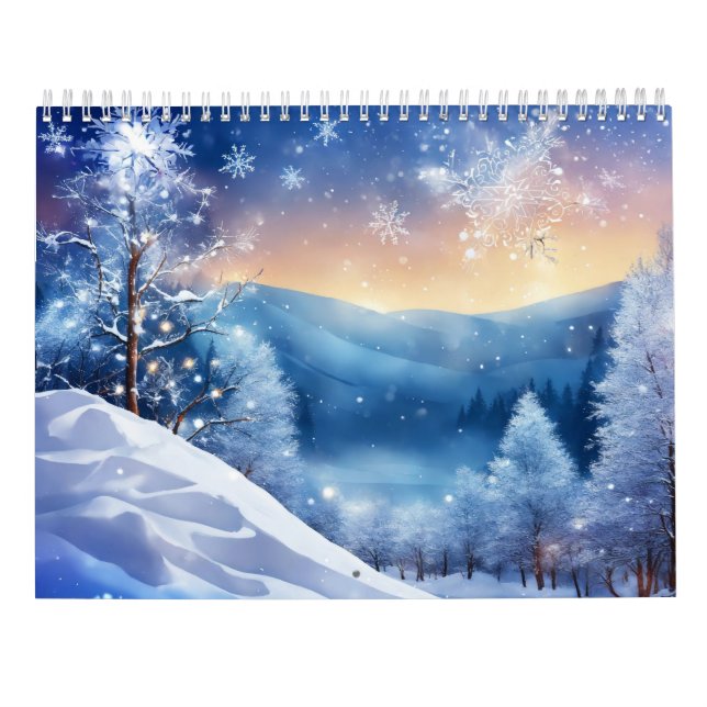 Christmas Calendar | Festive Holiday Year Planner (Back)