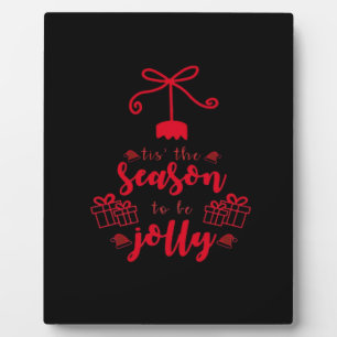 Christmas Calligraphy - Tis The Season Plaque